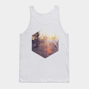 Magical Deer Geometric Photography Tank Top